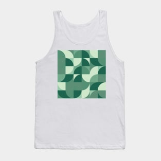 Modern Geometric (Broccoli) Tank Top